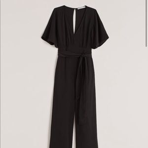 NWT Black Short Sleeve Jumpsuit